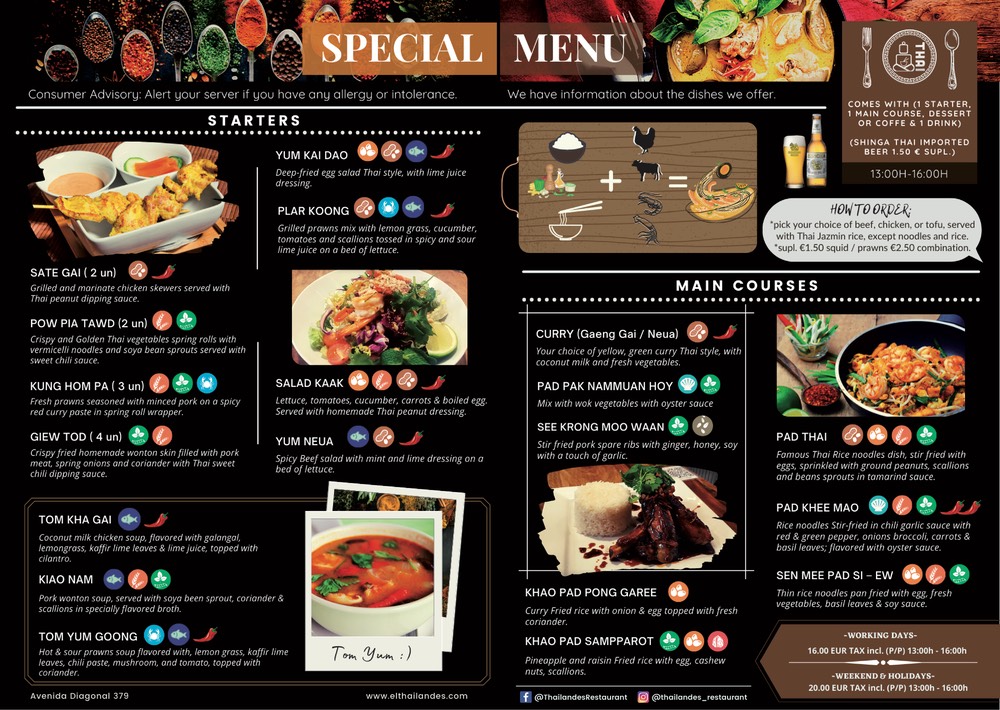menu 2022